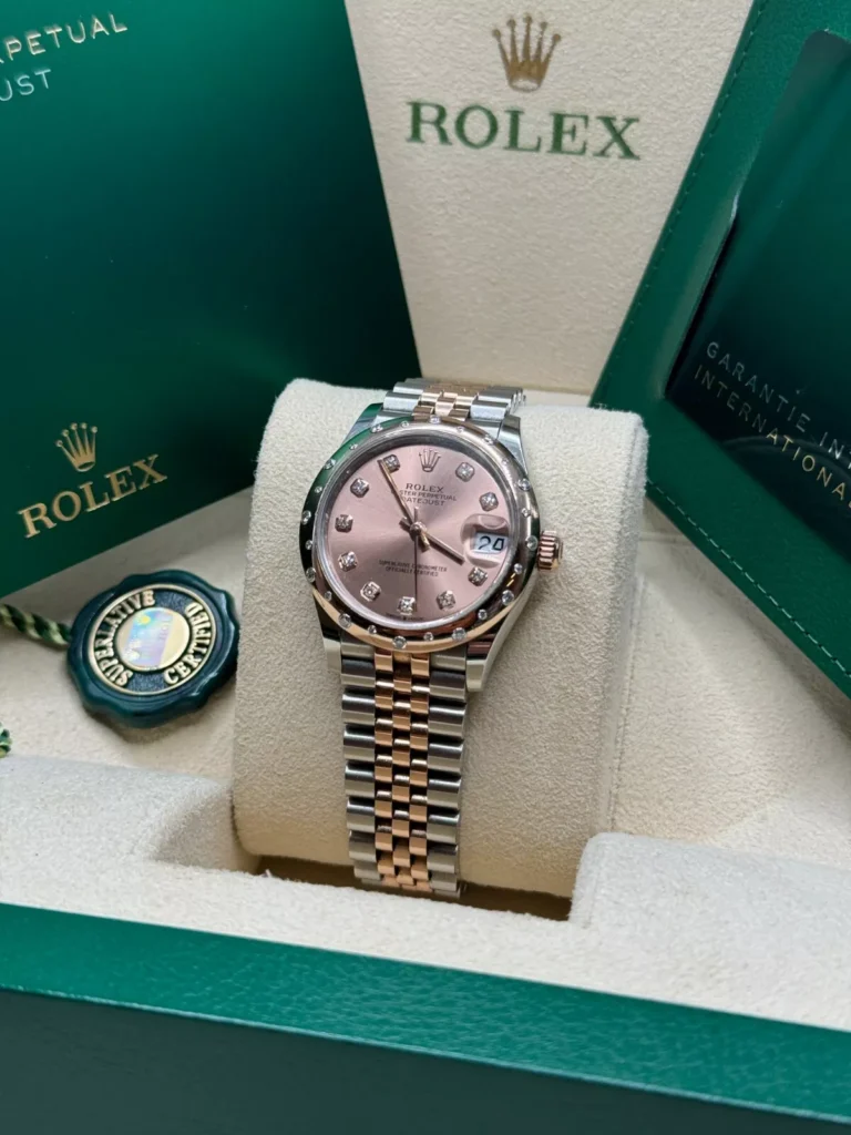 RLX Datejust m278341-0023/0024 Rosé Dial 31mm Oyster Bracelet