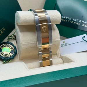 RLX Datejust 41mm 126333 Two-Tone Yellow Gold Fluted Bezel "Wimbledon" Dial Oyster