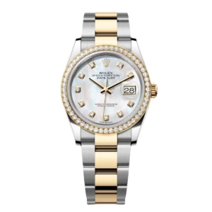RLX Datejust 36mm 126283 White Mother-of-Pearl Dial Jubilee Bracelet Watch