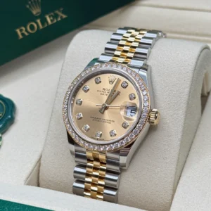 RLX Datejust m278383-0025/0026 31mm Champagne Dial Oyster Bracelet