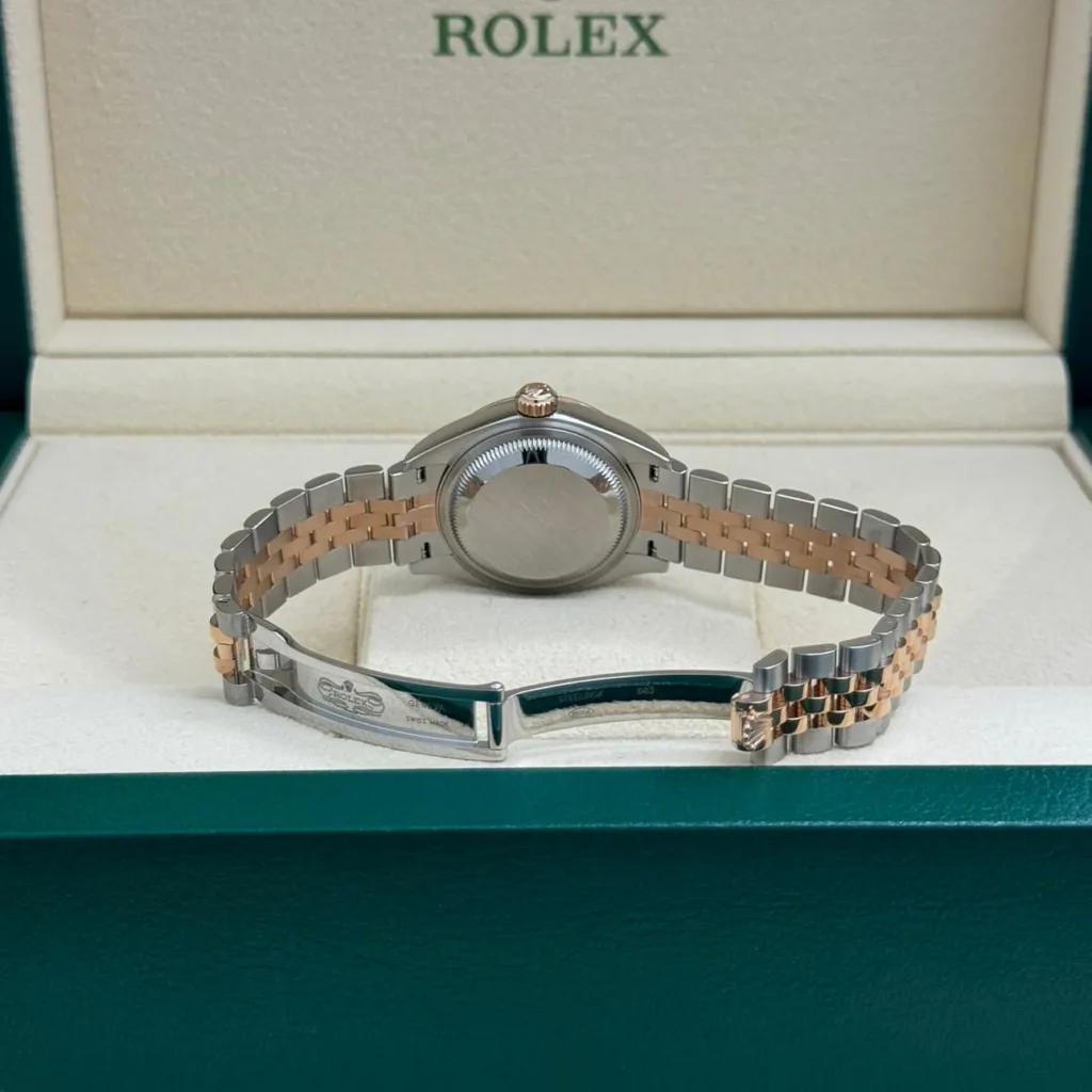 RLX Lady-Datejust 31mm 279161 Chocolate Roman Dial, Two Tone Stainless Steel & 18K Rose Gold Oyster Bracelet Women's Watch