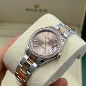 RLX Datejust m278381-0009/0010 Rose Dial Diamond-Set Bezel 31mm