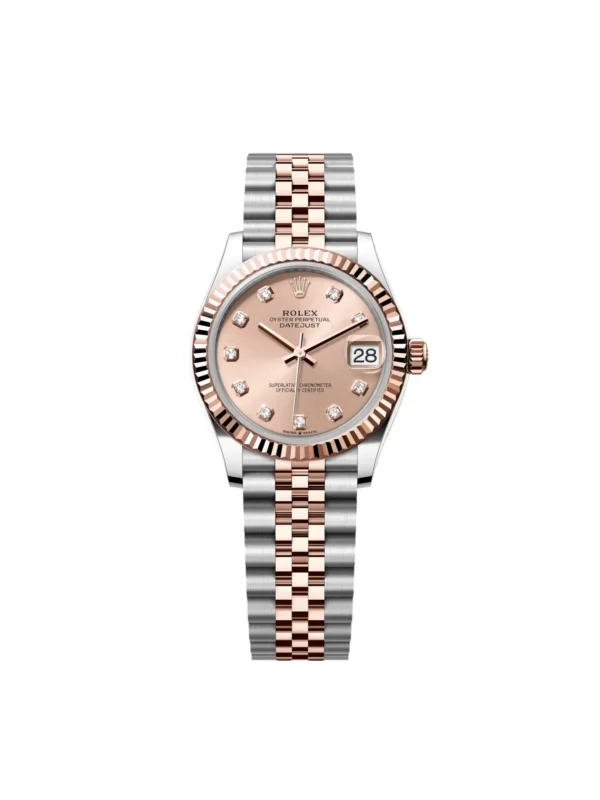RLX Datejust m278271-0023/0024 Rose 31mm Dial Oyster Bracelet Watch