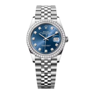 RLX Datejust 36mm 126284 Bright Blue Dial Jubilee Bracelet