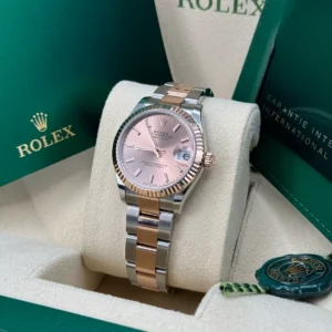 RLX Datejust m278271-0009/0010 Rose 31mm Dial Oyster Bracelet Watch