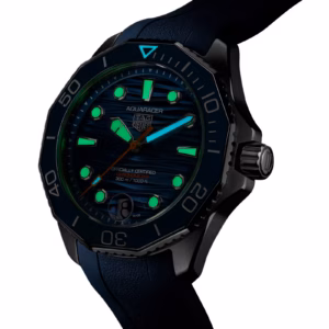 TAG Heuer Aquaracer Professional 300 Date 42mm Mens Watch Blue Rubber WBP5111.FT6259