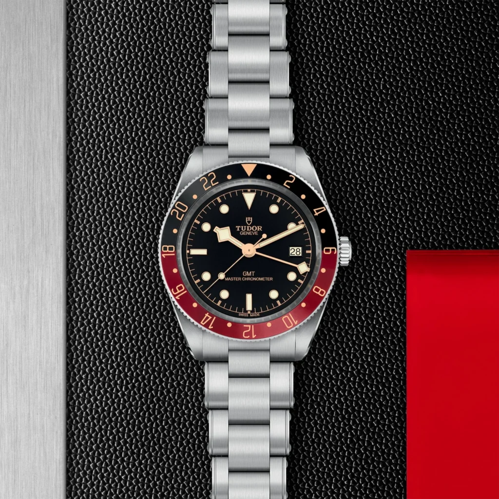 TUDOR Black Bay 58 GMT 39mm Black/Red Bezel Automatic Bracelet Watch M7939G1A0NRU-0001