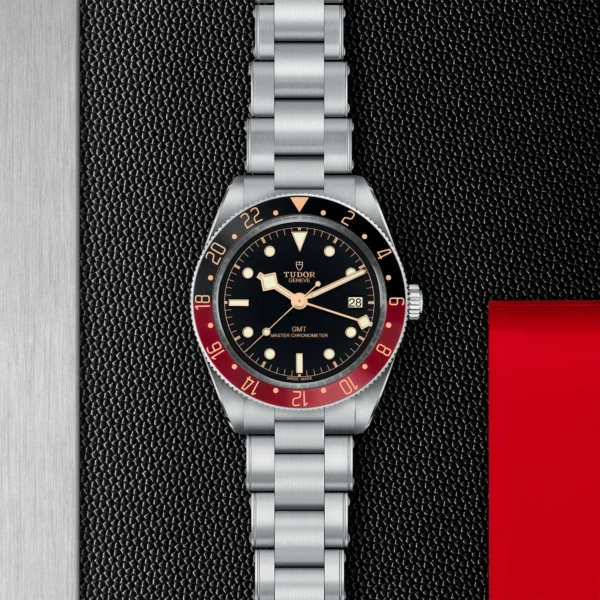 TUDOR Black Bay 58 GMT 39mm Black/Red Bezel Automatic Bracelet Watch M7939G1A0NRU-0001