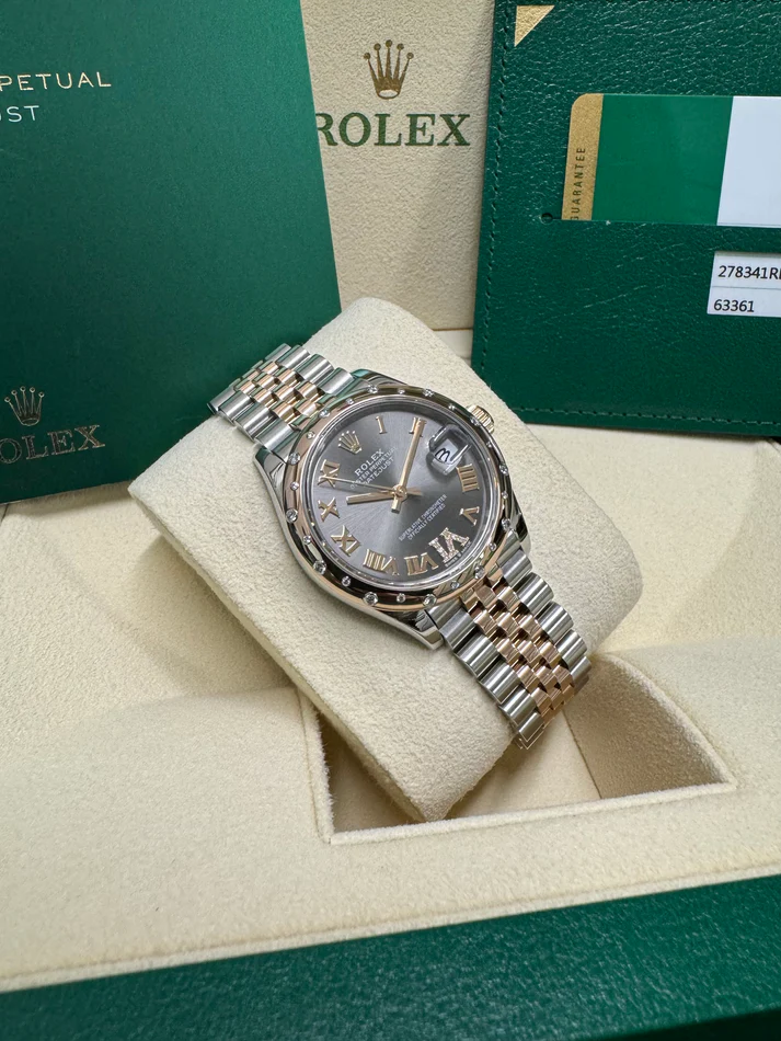 RLX Datejust m278341-0029/0030 Slate Dial 31mm Dial Oyster Bracelet