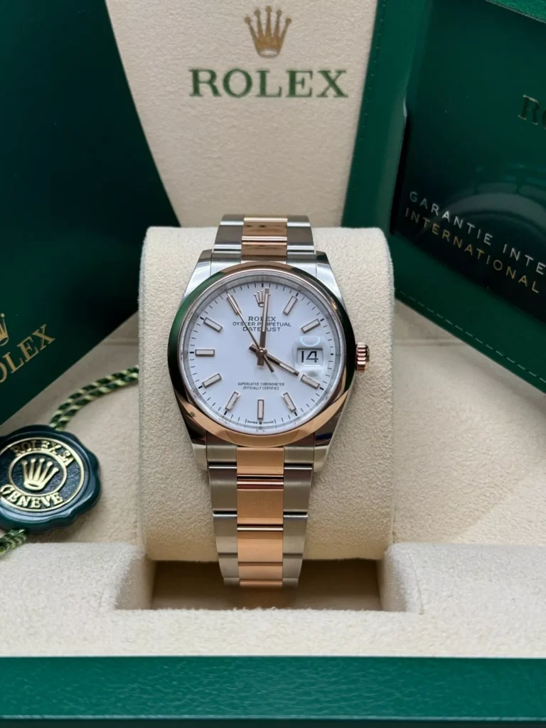 RLX Datejust 36mm 126201 White Dial Jubilee Bracelet Watch
