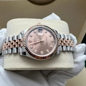 RLX Datejust m278271-0023/0024 Rose 31mm Dial Oyster Bracelet Watch