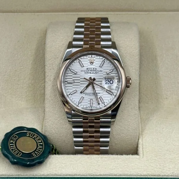 RLX Datejust 36mm 126201 Silver Dial Oyster Bracelet Watch