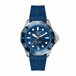 TAG Heuer Aquaracer Professional 300 Date 42mm Mens Watch Blue Rubber WBP5111.FT6259