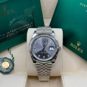 RLX Datejust 41mm 126334 Slate Diamond Jubilee Stainless Steel