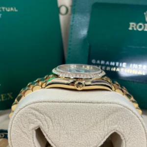 RLX Datejust m278288RBR-0006 White Mother-of-Pearl 31mm Dial President Bracelet Watch