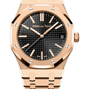 A&P ROYAL OAK Pink Gold Black Dial 41mm