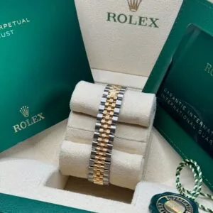 RLX Lady-Datejust 31mm 279383RBR Silver Diamond Dial Yellow Rolesor Oyster Bracelet