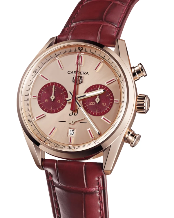TAG Heuer Carrera Chronograph Automatic 42 mm Gold 5N CBN2048.FC8323