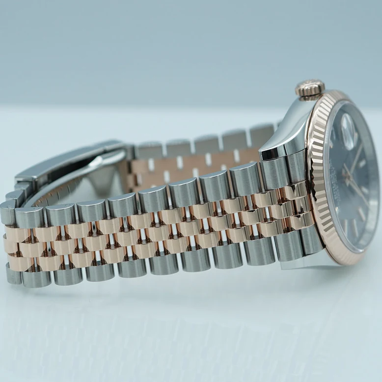 RLX Datejust 36mm 126231 Slate/Gray Dial Oystersteel and 18K Rose gold Oyster Bracelet