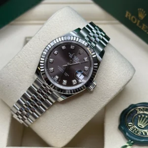 RLX Lady-Datejust 31mm 279174 Dark Grey Diamond Dial Oyster Bracelet