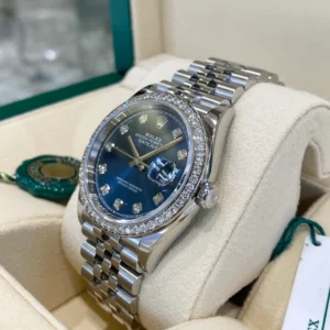 RLX Datejust 36mm 126284 Bright Blue Dial Jubilee Bracelet