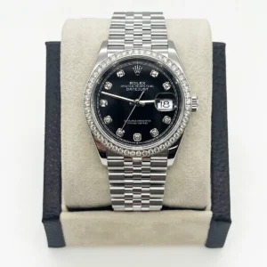 RLX Datejust 36mm 126284 Black Dial Jubilee bracelet