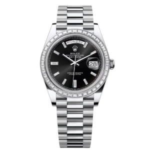 RLX Day-Date 40mm 228396TBR-0012 Black Diamond Dial