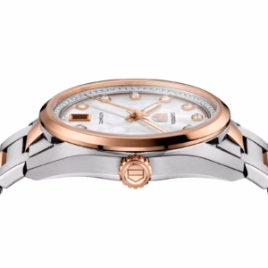 TAG Heuer Carrera Date 36mm Ladies Watch Mother Of Pearl Diamond WBN2351.BD0000