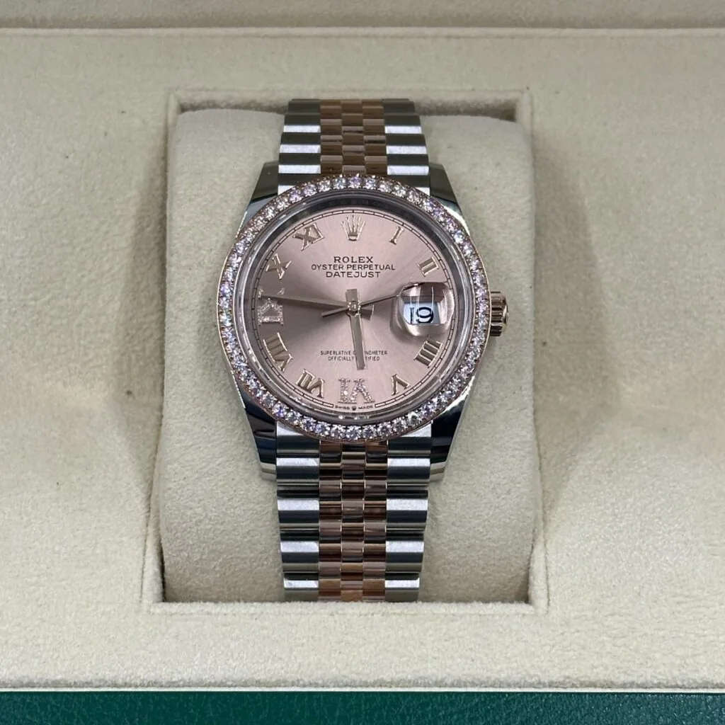 RLX Datejust 36mm 126281 Rose Dial Oyster 36mm Bracelet