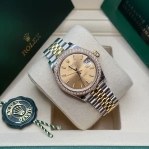 RLX Datejust m278383-0013/0014 31mm Champagne Dial Oyster Bracelet