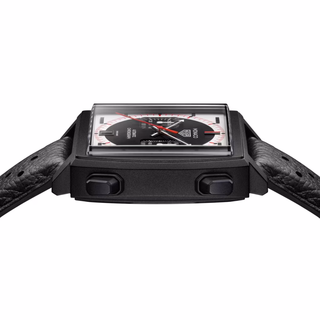 TAG Heuer Monaco Chronograph Stopwatch 39mm Limited Edition Mens Watch Black CAW218F.FC6356