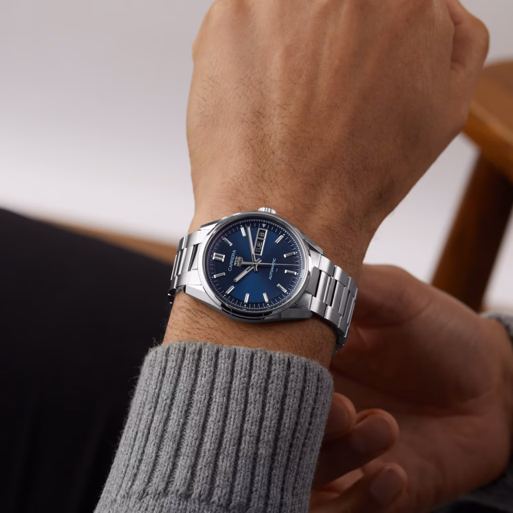 TAG Heuer Carrera Day-Date 41mm Mens Watch Blue WDA2112.BA0043