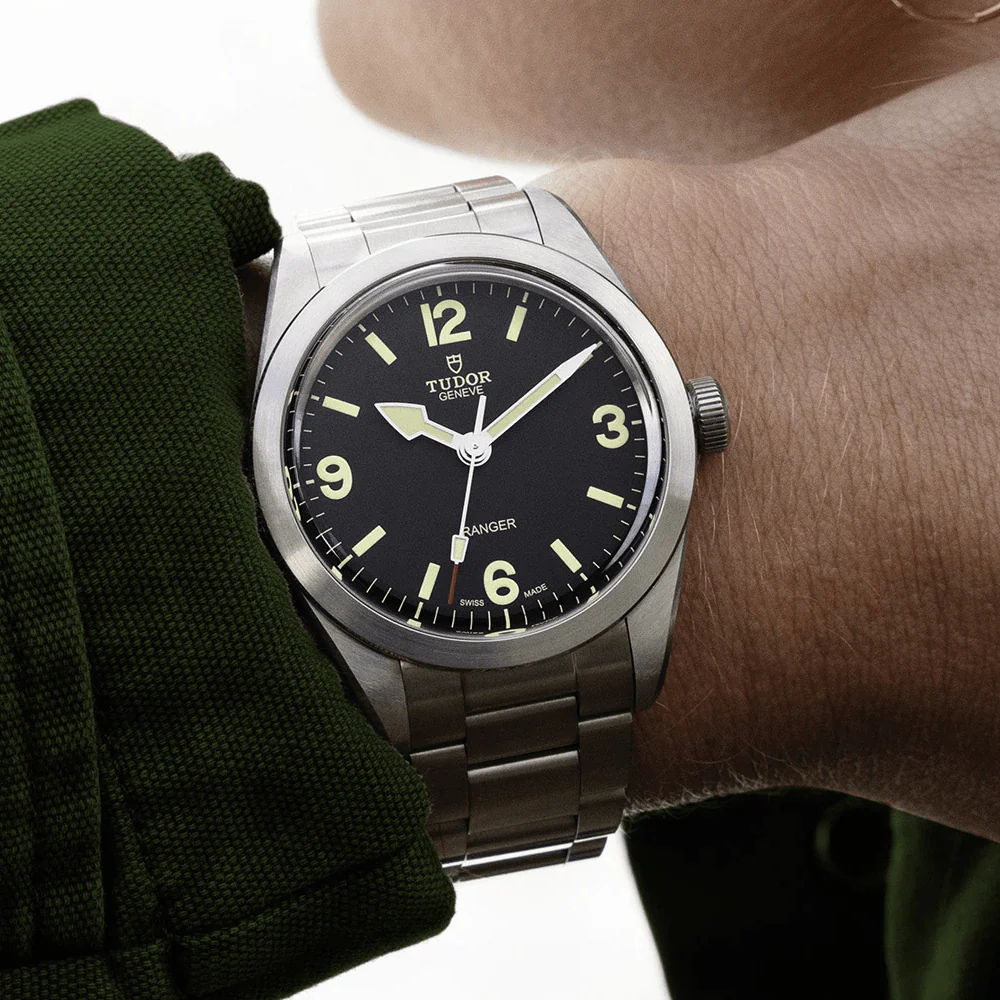 TUDOR Ranger 39mm Steel Automatic Men's Bracelet Watch M79950-0001