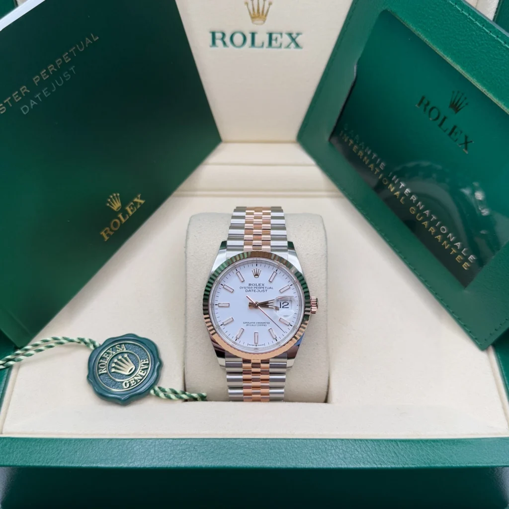 RLX Datejust 36mm 126231 White Dial Jubilee Bracelet