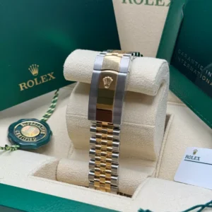 RLX Datejust 41mm 126333 White Index Oyster Steel and Yellow Gold Mens Watch