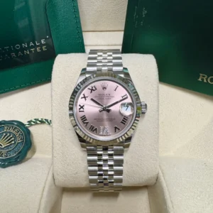 RLX Datejust m278274-0023/0024 Pink 31mm Dial Oyster Watch