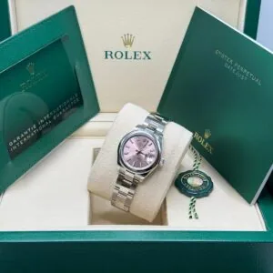 RLX Lady-Datejust 31mm 279160 Oyster Perpetual Pink Dial Oyster Bracelet