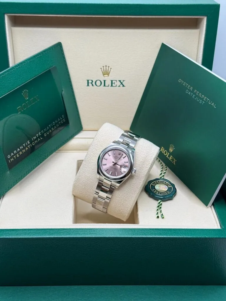 RLX Lady-Datejust 31mm 279160 Oyster Perpetual Pink Dial Oyster Bracelet