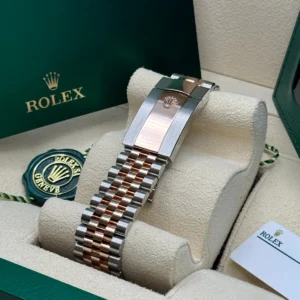 RLX Datejust 41mm 126301 Sundust Diamond Jubilee Steel and Everose Gold Watch