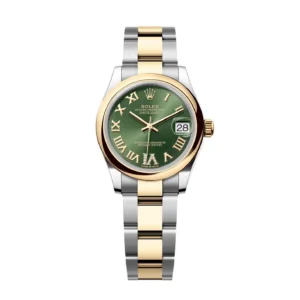 RLX Datejust m278243-0015/0016 31mm Olive Green Dial Yellow Rolesor Oyster Watch