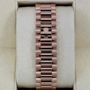 RLX Day-Date "President" 36mm Everose Gold Olive Green Roman Dial 128235
