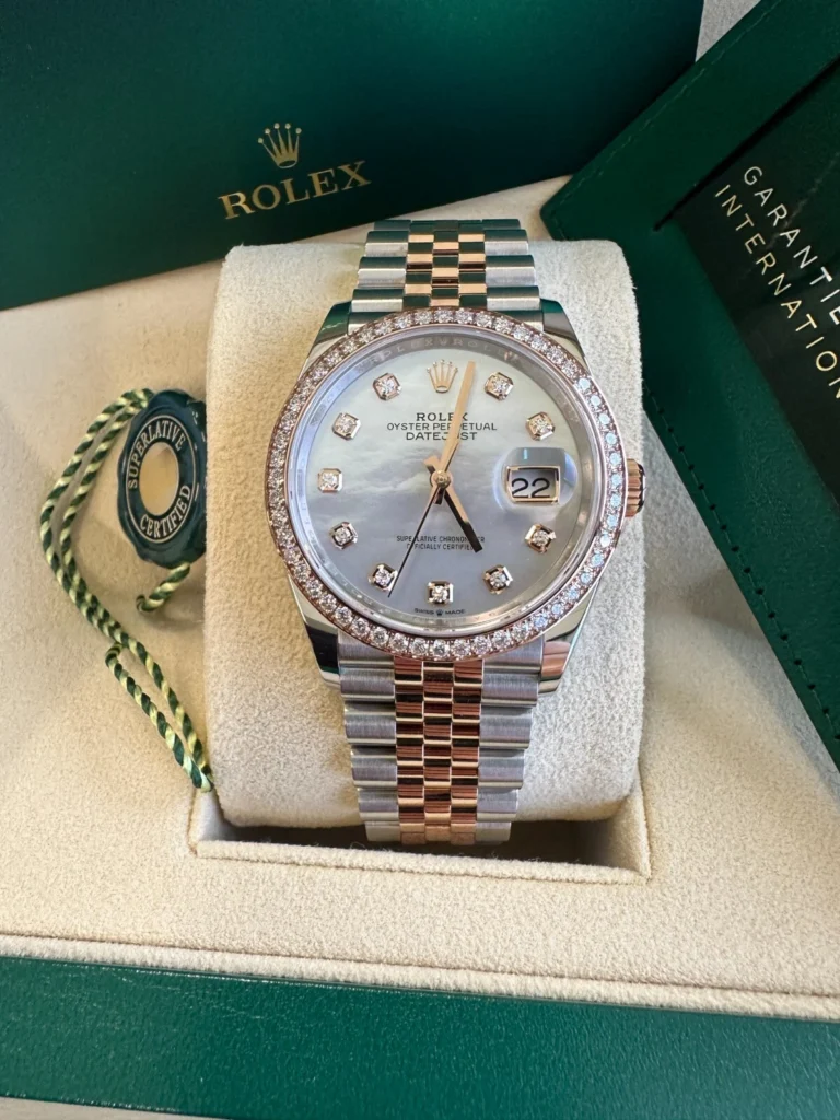 RLX Datejust 36mm 126281 Mother-of-Pearl Dial Jubilee Bracelet