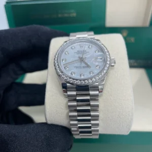 RLX Datejust m278289RBR-0005 31mm Datejust Diamond Bezel MOP Dial