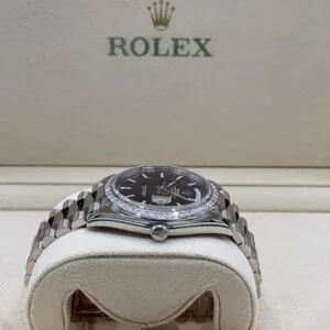 RLX Day-Date 40mm 228349RBR-0002 Bright Black Dial President Bracelet