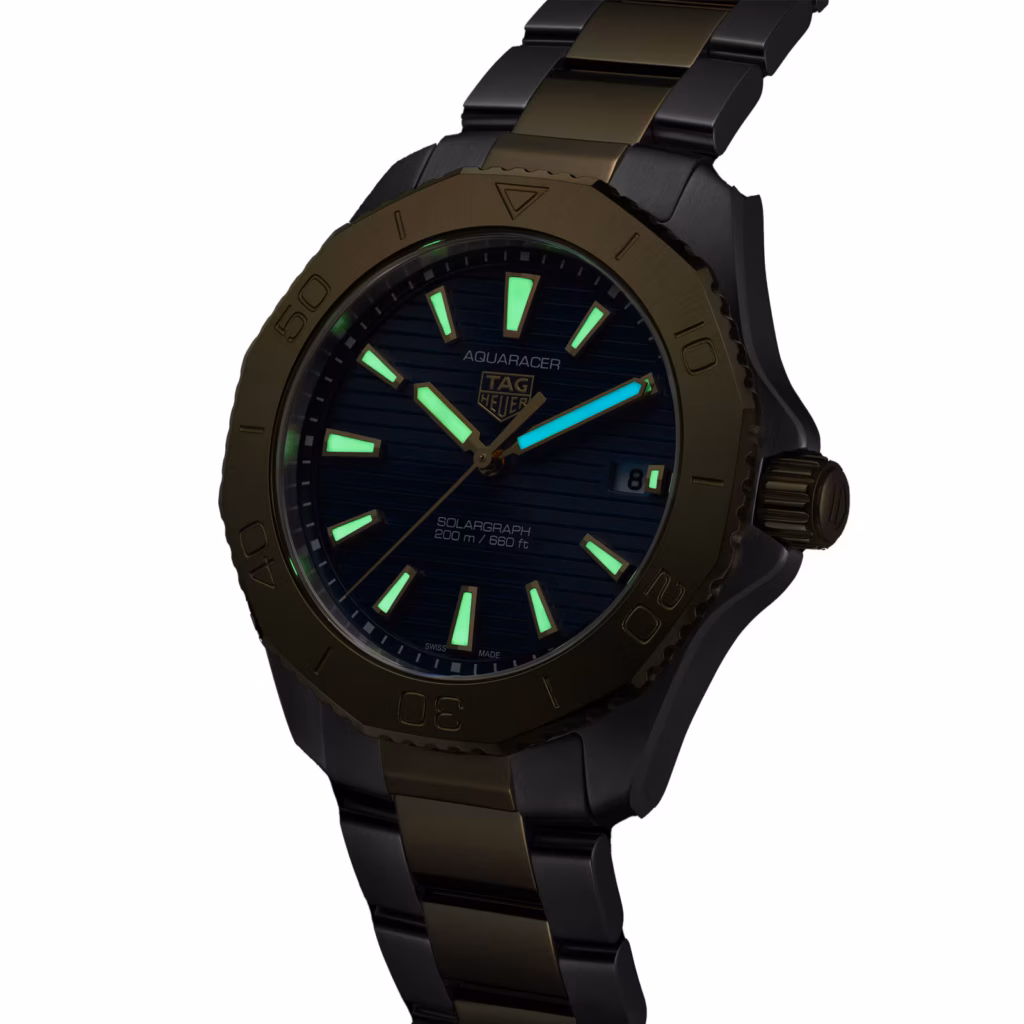 TAG Heuer Aquaracer Professional 200 Solargraph 40mm Mens Watch WBP1120.BB0002