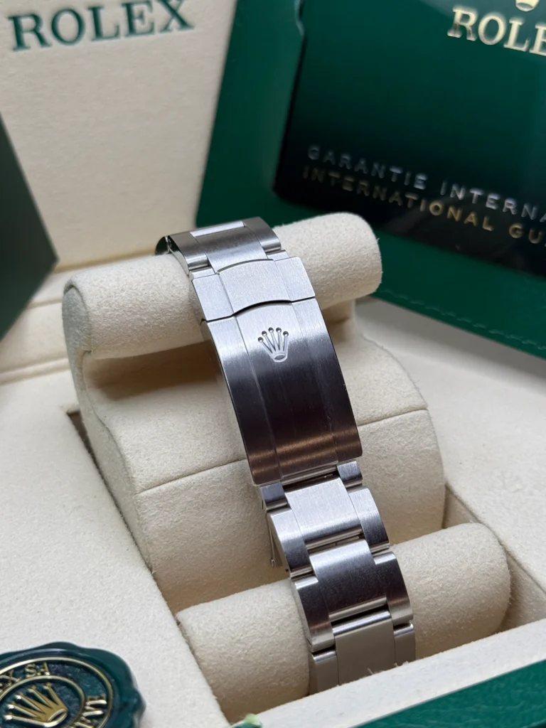 RLX Oyster-Perpetual 41mm 124300-0002 Stainless Steel Black Index Dial Watch