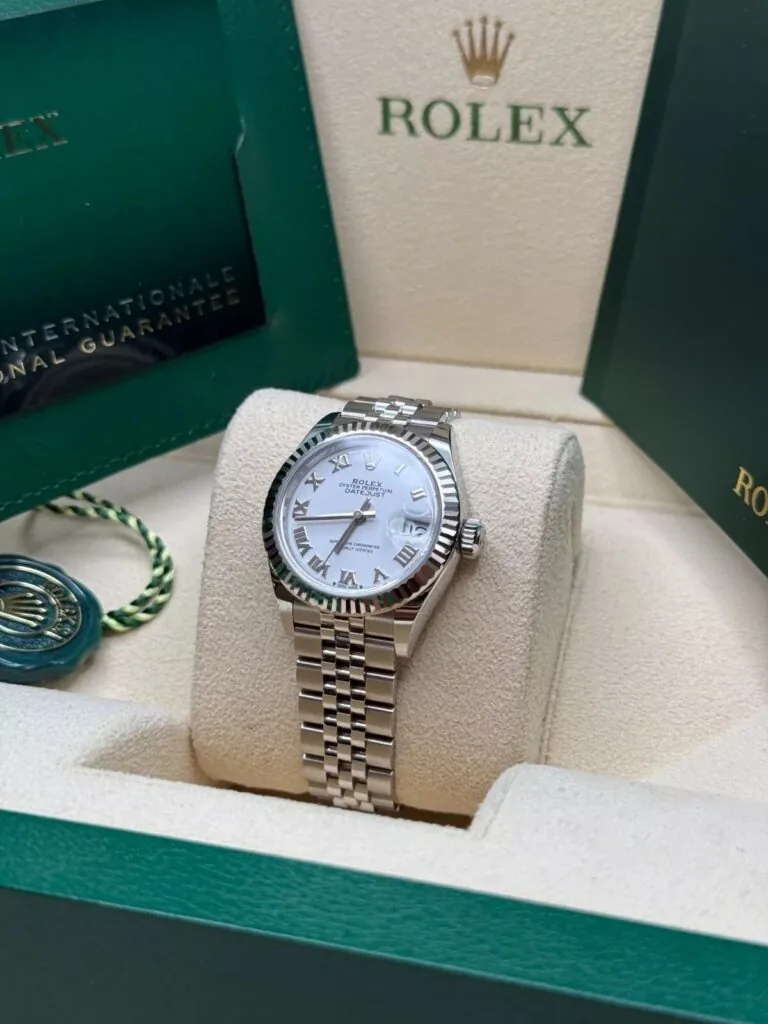 RLX Lady-Datejust 31mm 279174 White Roman Dial Oyster Bracelet