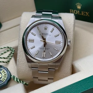 RLX Oyster Perpetual 36mm 126000-0001 Silver Dial Oyster Bracelet