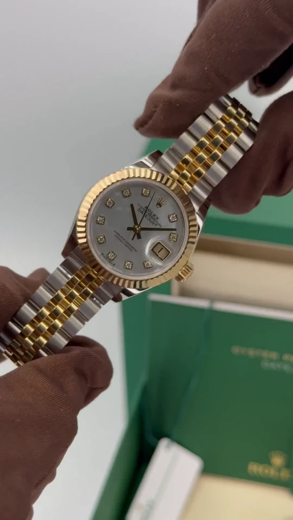 RLX Lady-Datejust 31mm 279173 Mother of Pearl Diamond Dial Oyster Bracelet