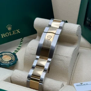 RLX Datejust 41mm 126333 White Index Oyster Steel and Yellow Gold Mens Watch